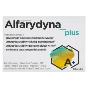 Alfarydyna Plus, kapsułki, 30 sztuk