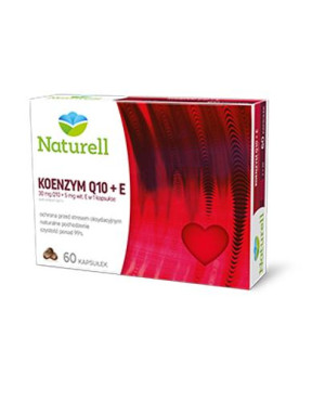 NATURELL Koenzym Q10 + E, 60 kaps.