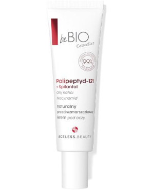 BeBio Ageless Beauty, Krem przeciwzmarszczkowy pod oczy naturalny, 15 ml