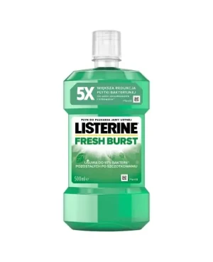 Listerine, Fresh Burst, płyn do płukania jamy ustnej, 500 ml