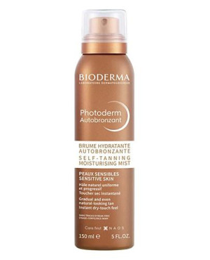 Bioderma Photoderm Autobronzant, nawilżający samoopalacz w sprayu, 150 ml