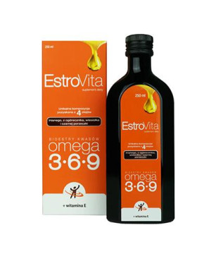 EstroVita Omega 3-6-9 + witamina E, 250 ml