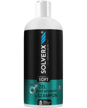 Solverx Soft For Men żel pod prysznic i szampon 2w1 400 ml