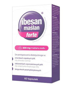 Ibesan maślan forte, kapsułki, 60 sztuk