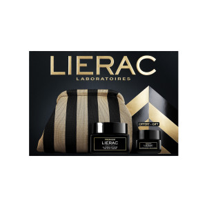 Zestaw Lierac Premium, krem jedwabisty, 50 ml + krem pod oczy, 20 ml + kosmetyczka
