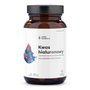 Aura Herbals Kwas hialuronowy 200 mg, kapsułki, 60 sztuk