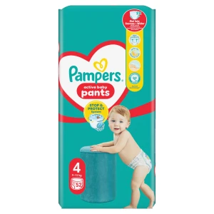 Pampers Pants 4 Maxi Pieluchomajtki 9-15 kg, 52 sztuki