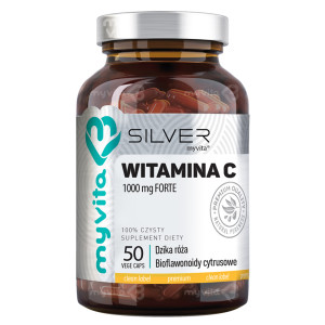 MYVITA SILVER Witamina C 1000 mg FORTE - 50 kaps.