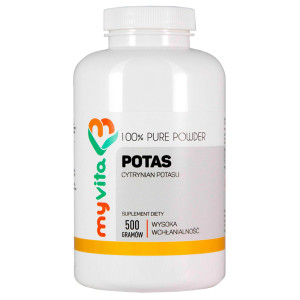 MyVita Potas (cytrynian potasu) proszek 500 g
