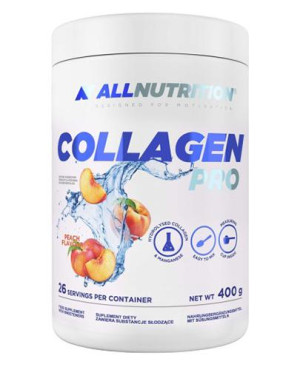 Allnutrition Collagen Pro Kolagen w proszku o smaku brzoskwiniowym - 400 g - cena, opinie, dawkowanie