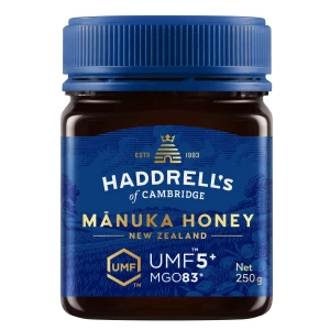 Haddrell's Manuka, Miód UMF5+ MGO83+, 250 g