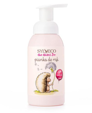 SYLVECO DLA DZIECI 3+, Pianka do Mycia Rąk Aloes Malina Kokos, 290 ml