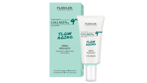 Floslek Collagen. 9MW Slow Aging, Krem pod oczy rozświetla napina wygładza, 30 ml