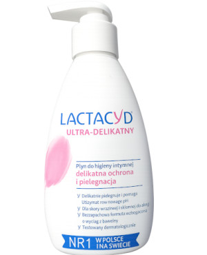 Lactacyd, Ultra-delikatny, Płyn do higieny intymnej, 200 ml