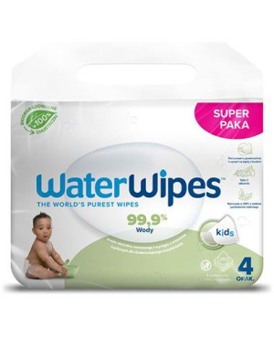 WaterWipes Soapberry, Chusteczki nawilżane dla niemowląt, 4x60 sztuk