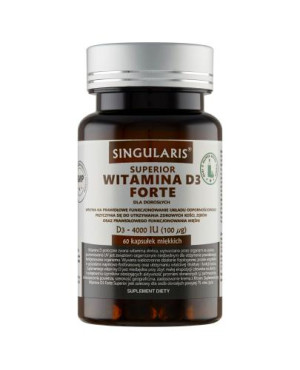 Singularis Superior Witamina D3 Forte 4000 IU, 60 kapsułek