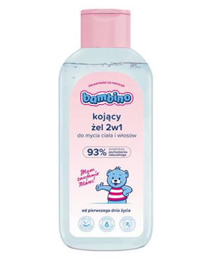 Bambino kojący, żel do mycia ciała i włosów 2w1, 400 ml