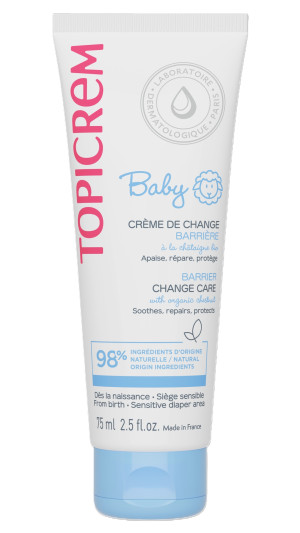 Topicrem, Baby Barrier Change Care, krem ochronny dla niemowląt do pielęgnacji okolic pieluszkowych, 75 ml