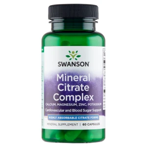 SWANSON Multi Mineral Citrate Complex, 60 kapsułek
