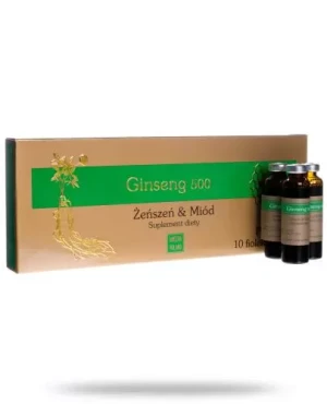 Ginseng 500 Żeńszeń & miód płyn 10x 10 ml