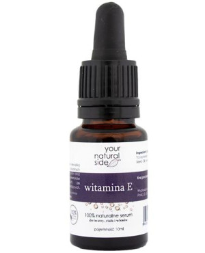 Your Natural Side Witamina E 100% naturalne serum do twarzy, ciała i włosów, 10 ml