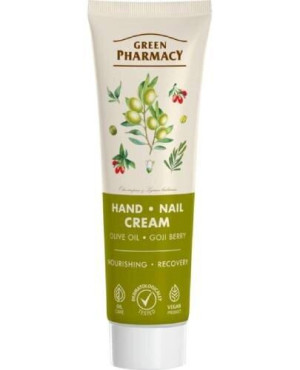 Green Pharmacy Krem do rąk i paznokci oliwa z Oliwek i Jagody goi, 100 ml
