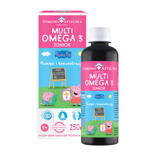Domowa Apteczka MultiOmega 3 Junior, smak owoców tropikalnych, 250 ml