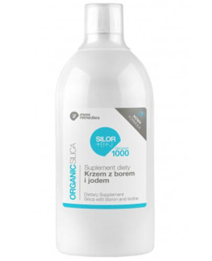 Invex Silor +B +J Organic Silica, krzem z borem i jodem, płyn, 1000 ml