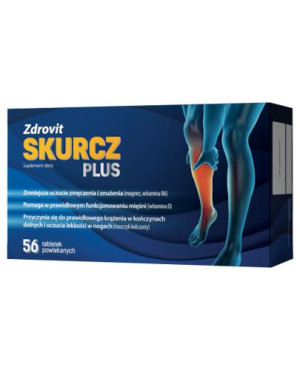 Zdrovit Skurcz Plus, tabletki powlekane, 56 sztuk