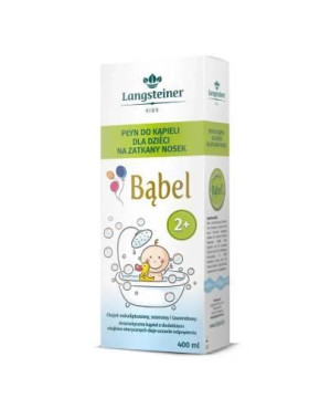 Bąbel, Płyn do kąpieli na zatkany nosek dla dzieci, 400 ml