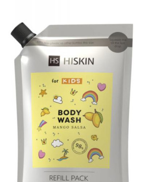 HISKIN Kids Body Wash Mango Salsa YELLOW doypack, 700 ml