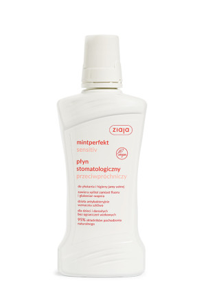 Ziaja MintPerfekt Sensitiv płyn stomatologiczny przeciwpróchniczy 500 ml