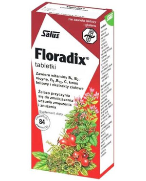 Floradix, tabletki, 84 sztuk