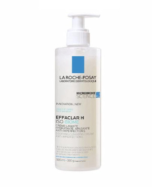 La Roche-Posay Effaclar H ISO-Biome, kojący krem myjący, 390 ml