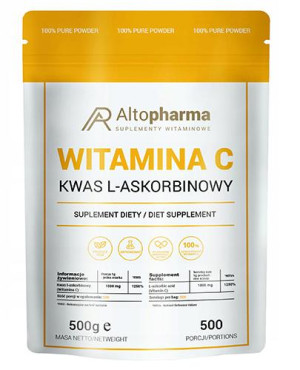 Altopharma Witamina C Kwas L-askorbinowy - 500 g - cena, opinie, wskazania