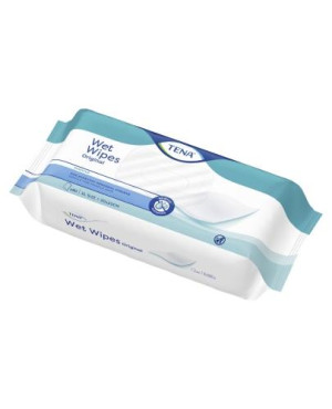 TENA Wet Wipes Original, chusteczki nawilżane, 80 sztuk