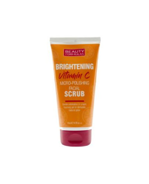Beauty Formulas, Peeling rozjaśniający do twarzy z Witaminą C, 150 ml