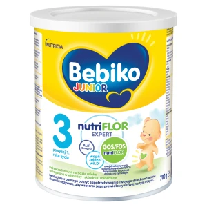 Bebiko Junior 3 Nutriflor Expert, 700 g, Mleko modyfikowane po 1. roku życia
