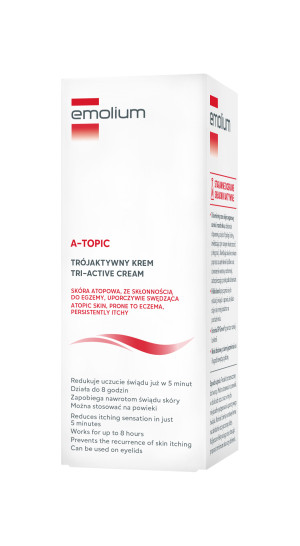 Emolium A-Topic, trójaktywny krem, 75 ml