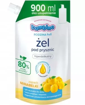 Bambino Rodzina żel pod prysznic o zapachu mirabelki 900 ml