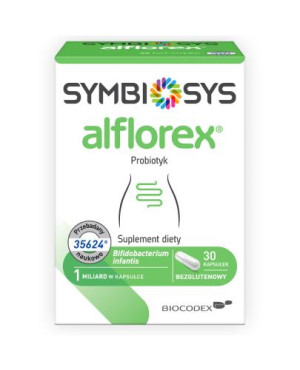 Symbiosys alflorex, probiotyk, kapsułki, 30 sztuk