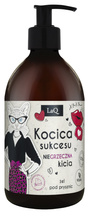 LaQ, żel pod prysznic Magnolia Kocica sukcesu, 500 ml