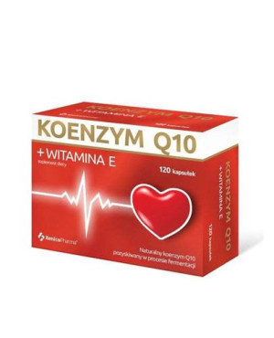 Koenzym Q10 + witamina E, kapsułki, 120 sztuk