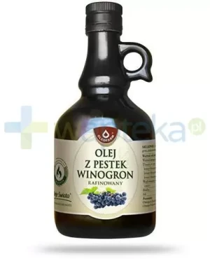 Oleofarm olej z pestek winogron rafinowany, płyn 500 ml