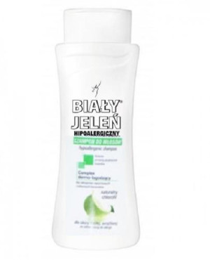 BIAŁY JELEŃ Hipoalergiczny szampon z naturalnym chlorofilem -300 ml