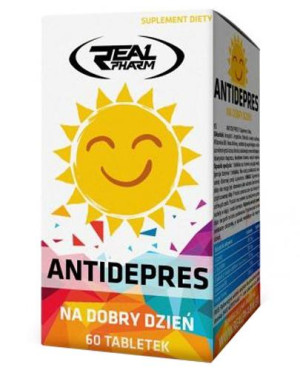 Real Pharm Antidepres na dobry dzień - 60 tabl. - cena, opinie, skład