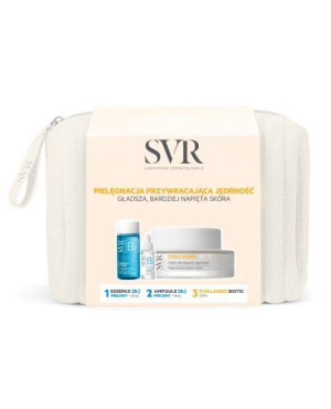 SVR Biotic Zestaw: Krem Collagen Biotic 50 ml + Ampoule Hydra B3 10 ml + Essence Hydra B3 30 ml + Kosmetyczka