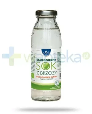 Oleofarm ekologiczny sok z brzozy bez dodatku cukru pasteryzowany, płyn 300 ml