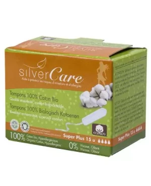 Masmi Silver Care tampony bez aplikatora super plus 15 sztuk