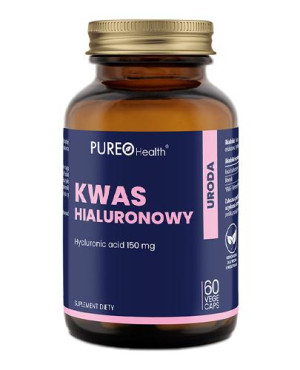 Pureo Health Kwas hialuronowy 150 mg, 60 vege kapsułek